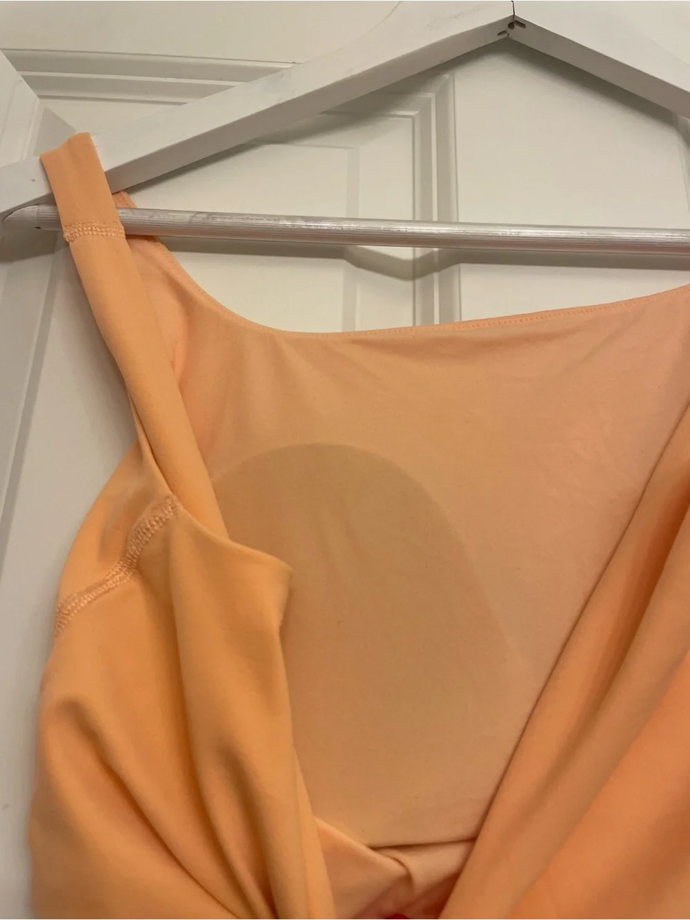 Lululemon Bend This Scoop and Square Bra Peach Bellini PCHB S/M